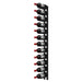 Ultra 4FT Cork-Out Straight Wall Rail Wine Rack (12 Bottles) - Cork Out Design with wine bottles

