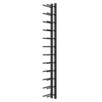 Ultra 4FT Cork-Out Straight Wall Rail Wine Rack (12 Bottles) - Front View of the Wine Rack