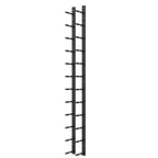 Ultra 4FT Label-Out Horizontal Wall Rail Wine Rack (12–36 Bottles) - Single Depth Can fit 12 Bottles