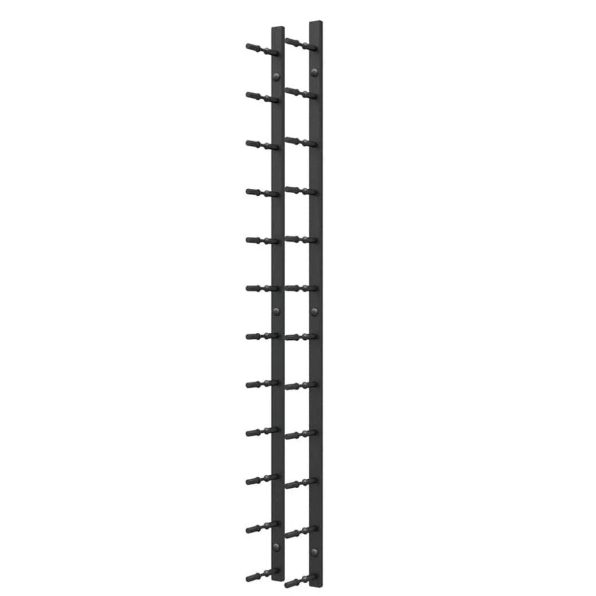 Ultra 4FT Label-Out Horizontal Wall Rail Wine Rack (12–36 Bottles) - Single Depth Can fit 12 Bottles