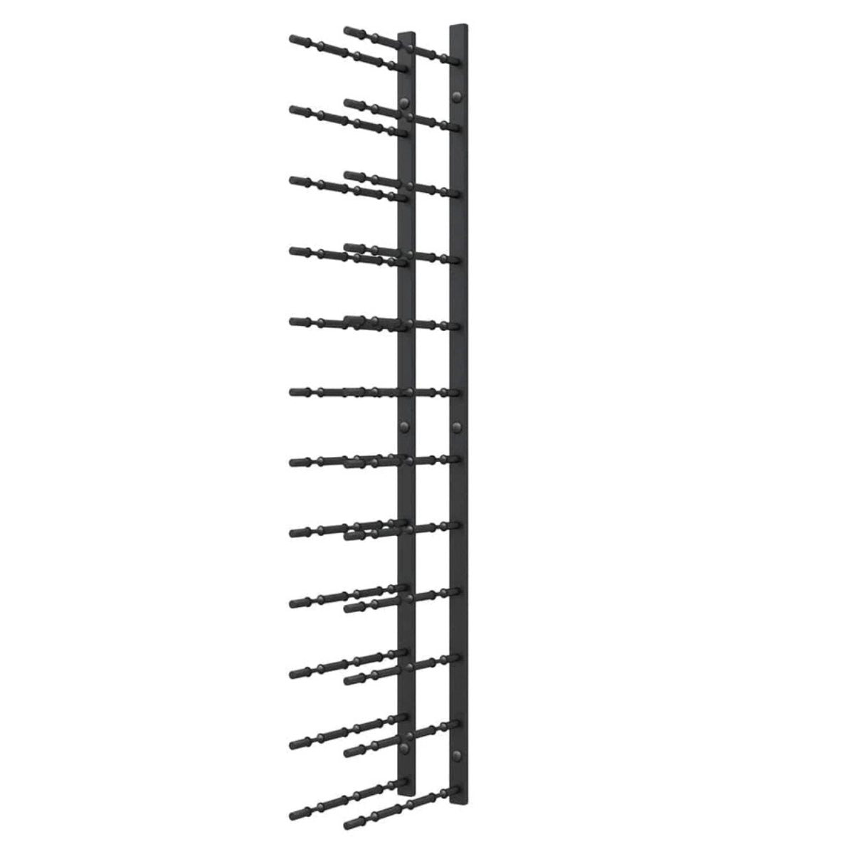Ultra 4FT Label-Out Horizontal Wall Rail Wine Rack (12–36 Bottles) - Triple Depth Can fit 36 Bottles