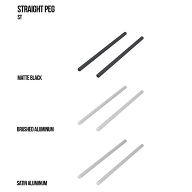 Ultra Cork-Out Straight Wine Peg - Available Colors - Matte Black - Brushed Aluminum - Satin Aluminum