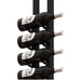 Ultra Floor-To-Ceiling Post - Close-up of a vertical wine rack holding four bottles in display