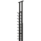 Ultra Floor-to-Ceiling Mounted 1-Sided Wine Rack Display (21 Bottles) - modern, sleek design shown