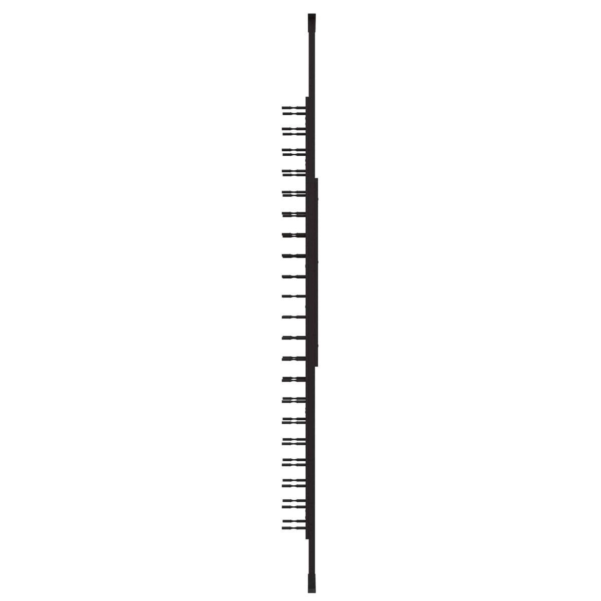 Ultra Floor-to-Ceiling Mounted 1-Sided Wine Rack Display (21 Bottles) - side view without bottles