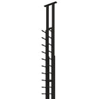 Ultra Floor-to-Ceiling Mounted 1-Sided Wine Rack Display (42 Bottles) - modern, sleek design shown