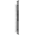 Ultra Floor-to-Ceiling Mounted 1-Sided Wine Rack Display (63 Bottles) - front side view without bottles