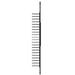 Ultra Floor-to-Ceiling Mounted 1-Sided Wine Rack Display (63 Bottles) - side view without bottles