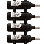 Ultra Floor-to-Ceiling Mounted 2-Sided Wine Rack Display (126 Bottles) - maximum view of wine label