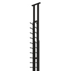 Ultra Floor-to-Ceiling Mounted 2-Sided Wine Rack Display (126 Bottles) - modern, sleek design shown