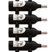 Ultra Floor-to-Ceiling Mounted 2-Sided Wine Rack Display (42 Bottles) - maximum view of wine label