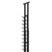 Ultra Floor-to-Ceiling Mounted 2-Sided Wine Rack Display (42 Bottles) - modern, sleek design shown