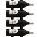 Ultra Floor-to-Ceiling Mounted 2-Sided Wine Rack Display (84 Bottles) - maximum view of wine label
