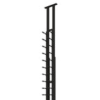 Ultra Floor-to-Ceiling Mounted 2-Sided Wine Rack Display (84 Bottles) - modern, sleek design shown