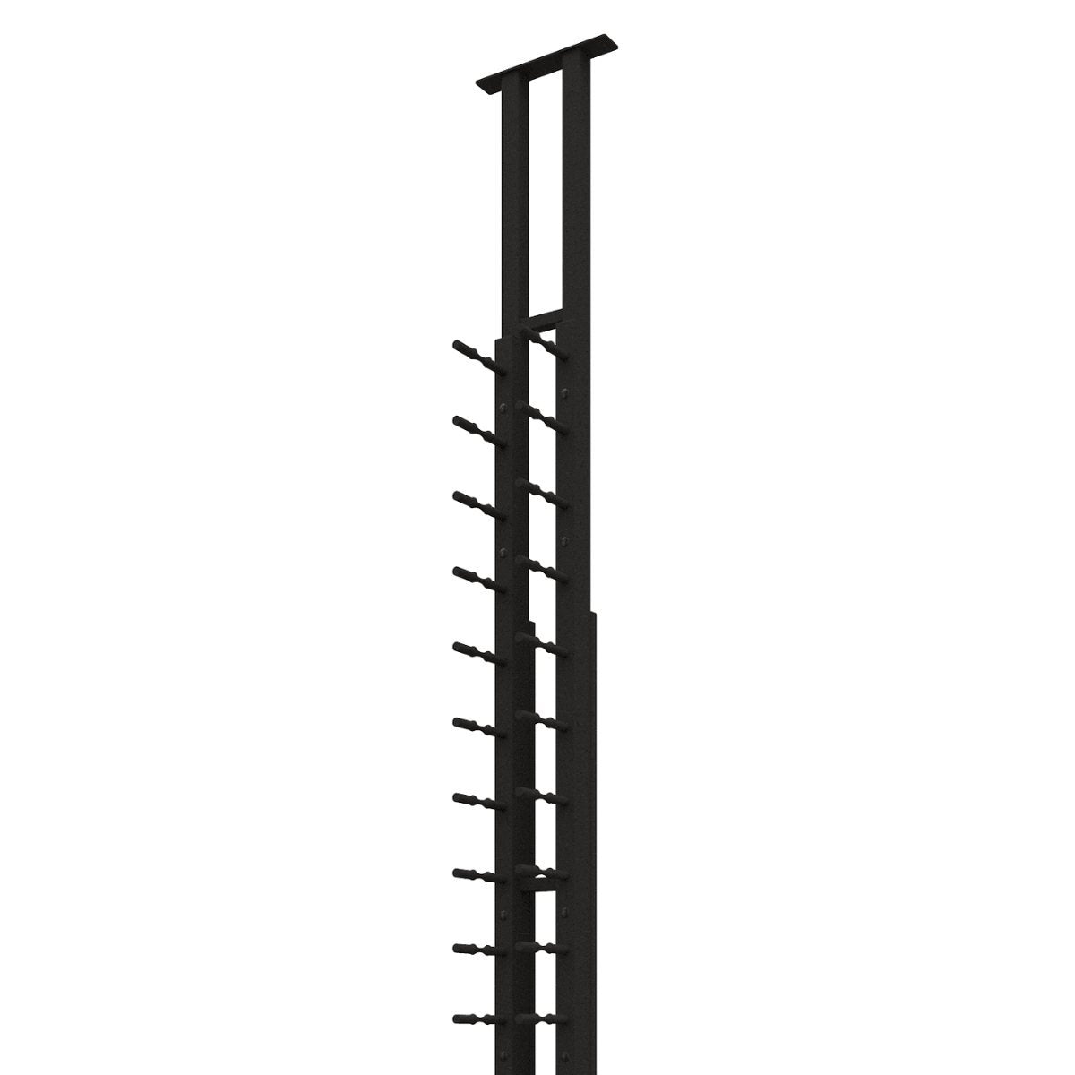 Ultra Floor-to-Ceiling Mounted 2-Sided Wine Rack Display (84 Bottles) - modern, sleek design shown