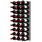 Ultra Fusion 3FT Cork-Out Wine Wall Alumasteel (27 Bottles) - Matte Black Finish Shown