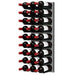 Ultra Fusion 3FT Cork-Out Wine Wall Alumasteel (27 Bottles) - Matte Black Finish Shown
