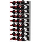 Ultra Fusion 3FT Cork-Out Wine Wall Alumasteel (27 Bottles) - Satin Aluminum Finish Shown