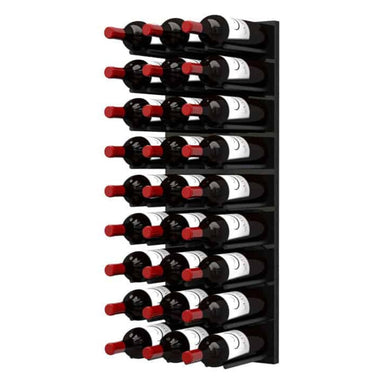 Ultra Fusion 3FT Cork-Out Wine Wall Black Acrylic (27 Bottles) - Matte Black Finish Shown