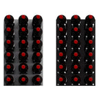 Ultra Fusion 3FT Cork-Out Wine Wall White Acrylic (27 Bottles) - Designed for Stability