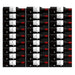 Ultra Fusion 3FT Label Out Wine Wall Alumasteel (9-27 Bottles) - Maximum  View of Wine Label