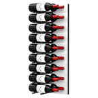 Ultra Fusion 3FT Label Out Wine Wall White Acrylic (9-27 Bottles) - Matte Black finish, Double deep shown