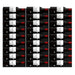 Ultra Fusion 3FT Label Out Wine Wall White Acrylic (9-27 Bottles) - Maximum  View of Wine Label