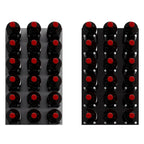 Ultra Fusion 4FT Cork-Out Wine Wall Alumasteel (36 Bottles) - Designed for Stability