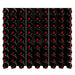 Ultra Fusion 4FT Cork-Out Wine Wall Black Acrylic (36 Bottles) - Cork Out Wine Storage Shown