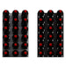 Ultra Fusion 4FT Cork-Out Wine Wall Black Acrylic (36 Bottles) - Designed for Stability