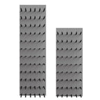 Ultra Fusion 4FT Cork-Out Wine Wall Black Acrylic (36 Bottles) - Two Height Options Shown