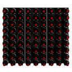 Ultra Fusion 4FT Cork-Out Wine Wall White Acrylic (36 Bottles) - Cork Out Wine Storage Shown