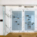 Ultra Fusion 4FT Cork-Out Wine Wall White Acrylic (36 Bottles) - Modern glass wine cellar with marble walls and backlit racks