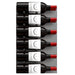 Ultra Fusion 4FT Label Out Wine Wall Alumasteel (12-36 Bottles) - Design for Stability Shown