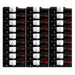 Ultra Fusion 4FT Label Out Wine Wall Alumasteel (12-36 Bottles) - Maximum  View of Wine Label