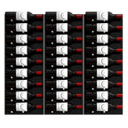 Ultra Fusion 4FT Label Out Wine Wall Black Acrylic (12-36 Bottles) - Maximum  View of Wine Label