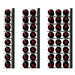 Ultra Fusion 4FT Label Out Wine Wall Black Acrylic (12-36 Bottles) - Three Depth Options Shown
