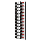Ultra Fusion 4FT Label Out Wine Wall White Acrylic (12-36 Bottles) - Brushed Aluminum finish, Single deep shown