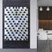 Ultra Fusion Panel Wine Rack – Alumasteel Cork-Out - Wall-mounted wine display with bottles arranged diagonally on a white panel