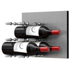 Ultra Fusion Panel Wine Rack – Alumasteel Label-Out - Double Depth - Satin Aluminum