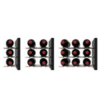 Ultra Fusion Panel Wine Rack – Alumasteel Label-Out - Three Depth Options Shown