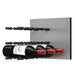 Ultra Fusion Panel Wine Rack – Alumasteel Label-Out - Triple Depth - Matte Black Color