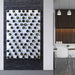 Ultra Fusion Panel Wine Rack – White Acrylic Cork-Out - Wall-mounted wine display with bottles arranged diagonally on a white panel