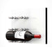 Ultra Fusion Panel Wine Rack – White Acrylic Label-Out - Single Depth - Satin Aluminum