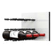 Ultra Fusion Panel Wine Rack – White Acrylic Label-Out - Triple Depth - Matte Black Color