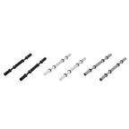 Ultra Label-Out Horizontal Wine Pegs - Available Colors - Matte Black - Brushed Aluminum - Satin Aluminum Studio Image