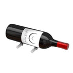 Ultra Label-Out Horizontal Wine Pegs -  Single Deep - 1 Bottle - Brushed Aluminum