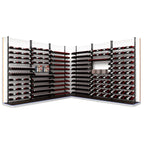 Ultra Showcase Featured Display Kit (78 - 105 Bottles) - the most versatile rack