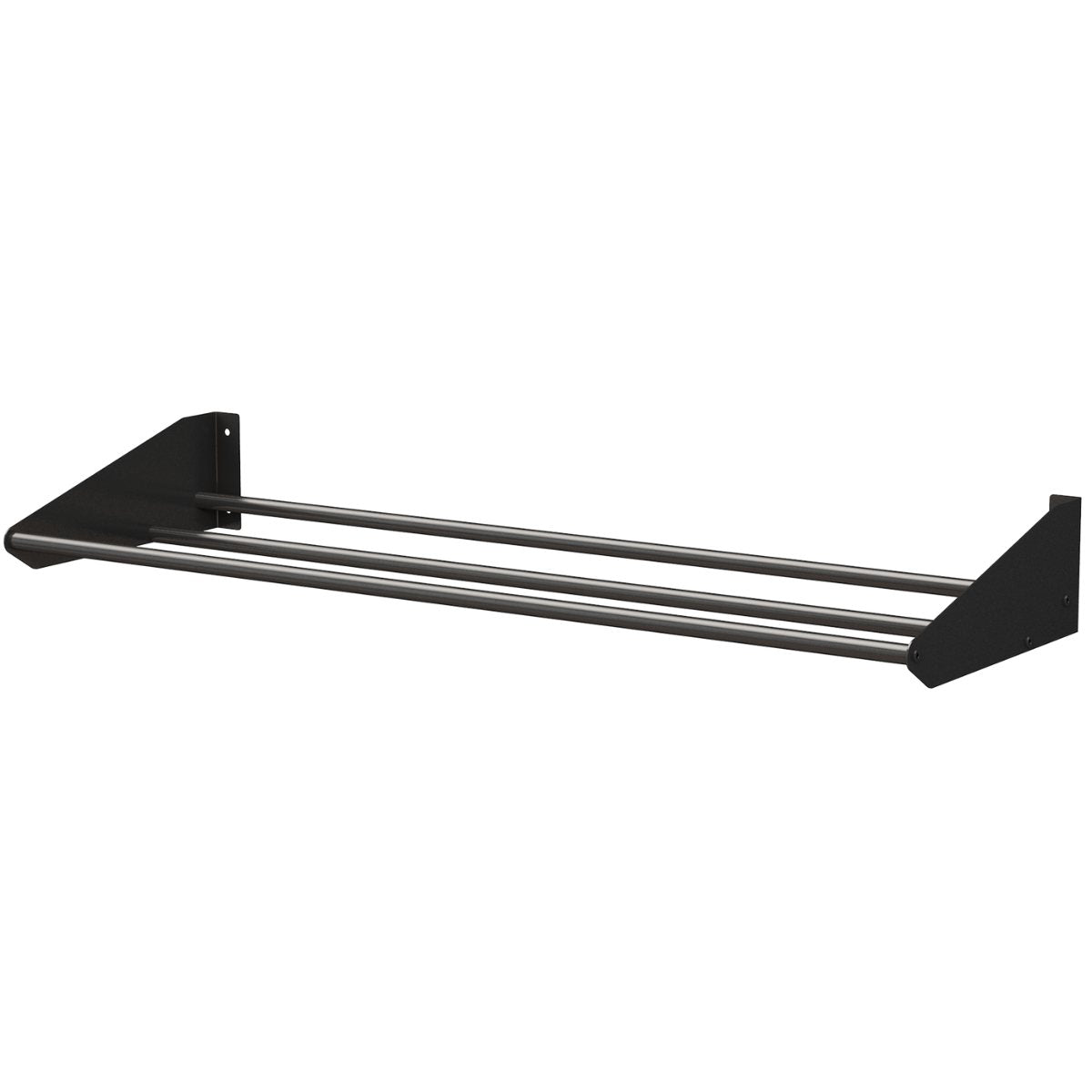 Ultra Showcase Series - Cork-Out Row (12 Bottles) - Black metal wall-mounted wine rack frame shown