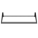 Ultra Showcase Series - Display Row (12 Bottles) - Black metal wall-mounted wine rack frame top view